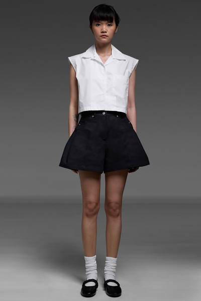 Black Lampshade Shorts