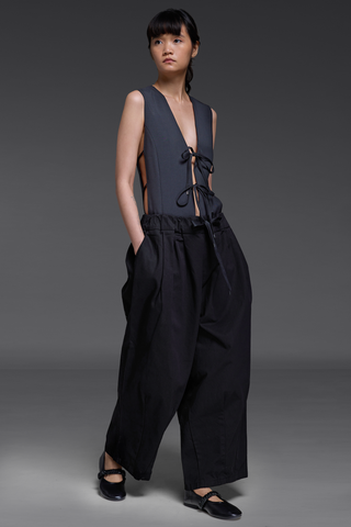 Black Balloon Trousers