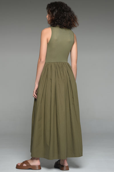 Olive Tank Dress