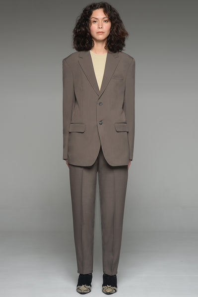 Umber Brown Single Breasted Suit Set