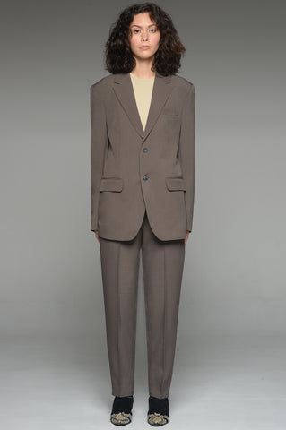 Umber Brown Single Breasted Suit Set