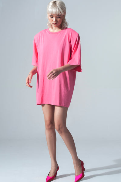French Pink Boxy T-Shirt