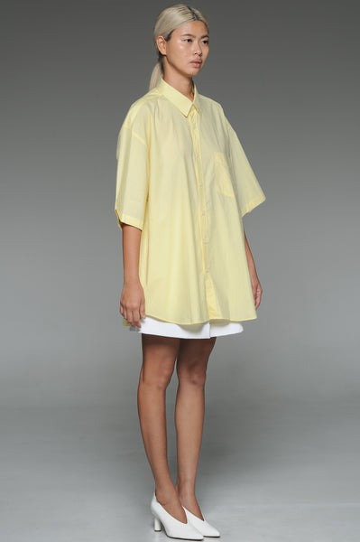 Wax Yellow Boxy Short Sleeved Shirt