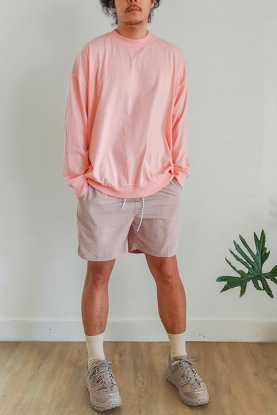 Tangerine T-Shirt and Light Apricot Shorts Set