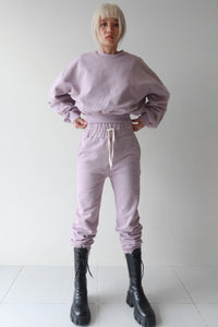 Pale Purple Sweater and Trackie Set