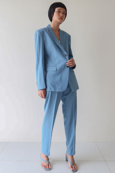 Carolina Blue Single Breasted Suit Set