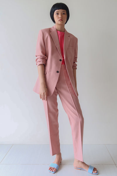 Rose Blush Single Breasted Suit Set