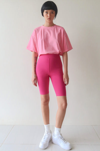 Neon Pink Bike Shorts