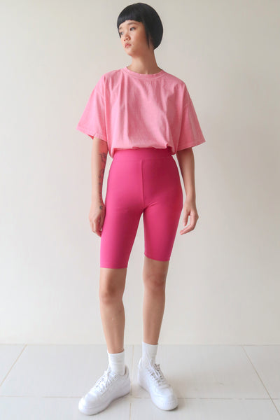 Neon Pink Bike Shorts